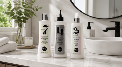 BBCOS Revival Series in White Bathroom Background