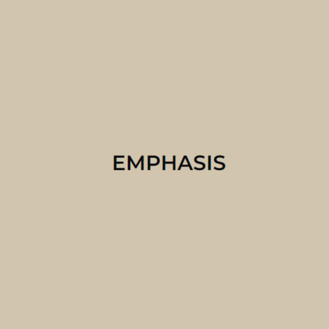 BBCOS Emphasis Category