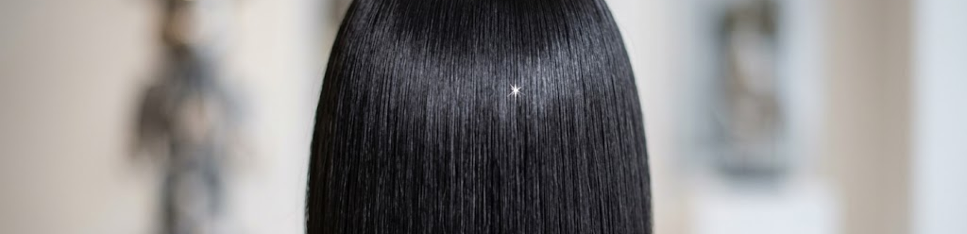 Black Pin Straight Hair