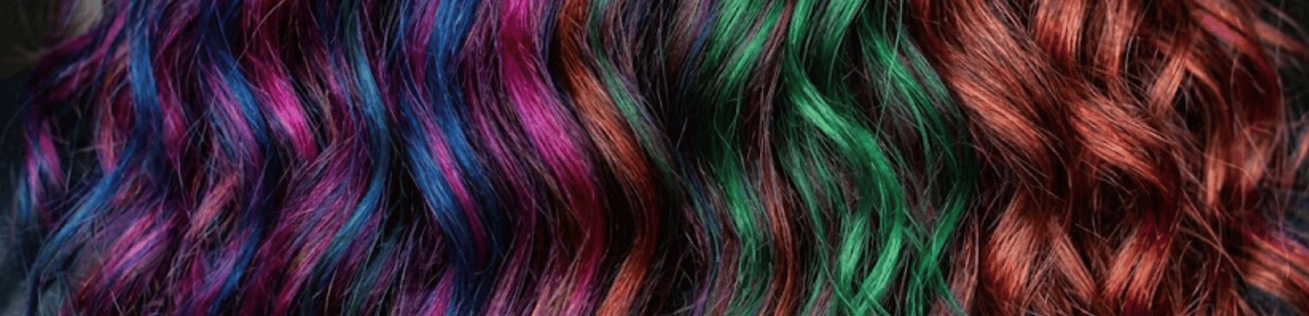 Wavy Hair with Different Colors