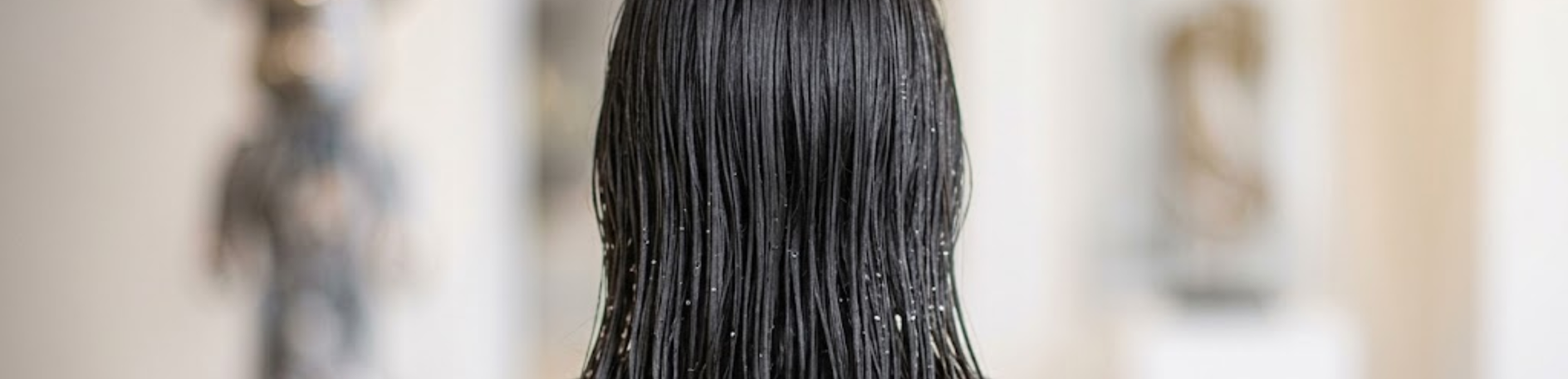 Black Wet Wavy Hair