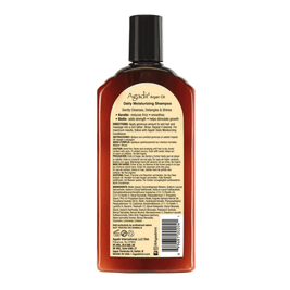 Agadir Argan Oil Daily Moisturizing Shampoo Back of Bottle