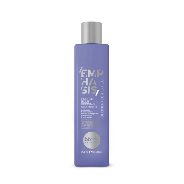 BBCOS Emphasis Blond-Tech Purple Blue Feeding Shampoo 250 ML