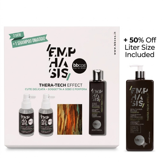 BBCOS Emphasis Thera-Tech Root Retox Kit Plus Liter Shampoo