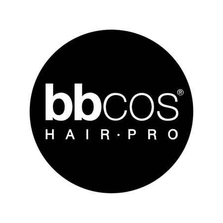 bbcos Hair Pro logo on a black background