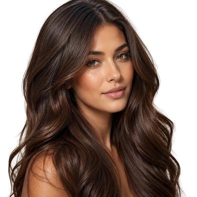Women with Straight Brown Hair