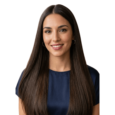 Spanish Woman with Straight Brown Hair